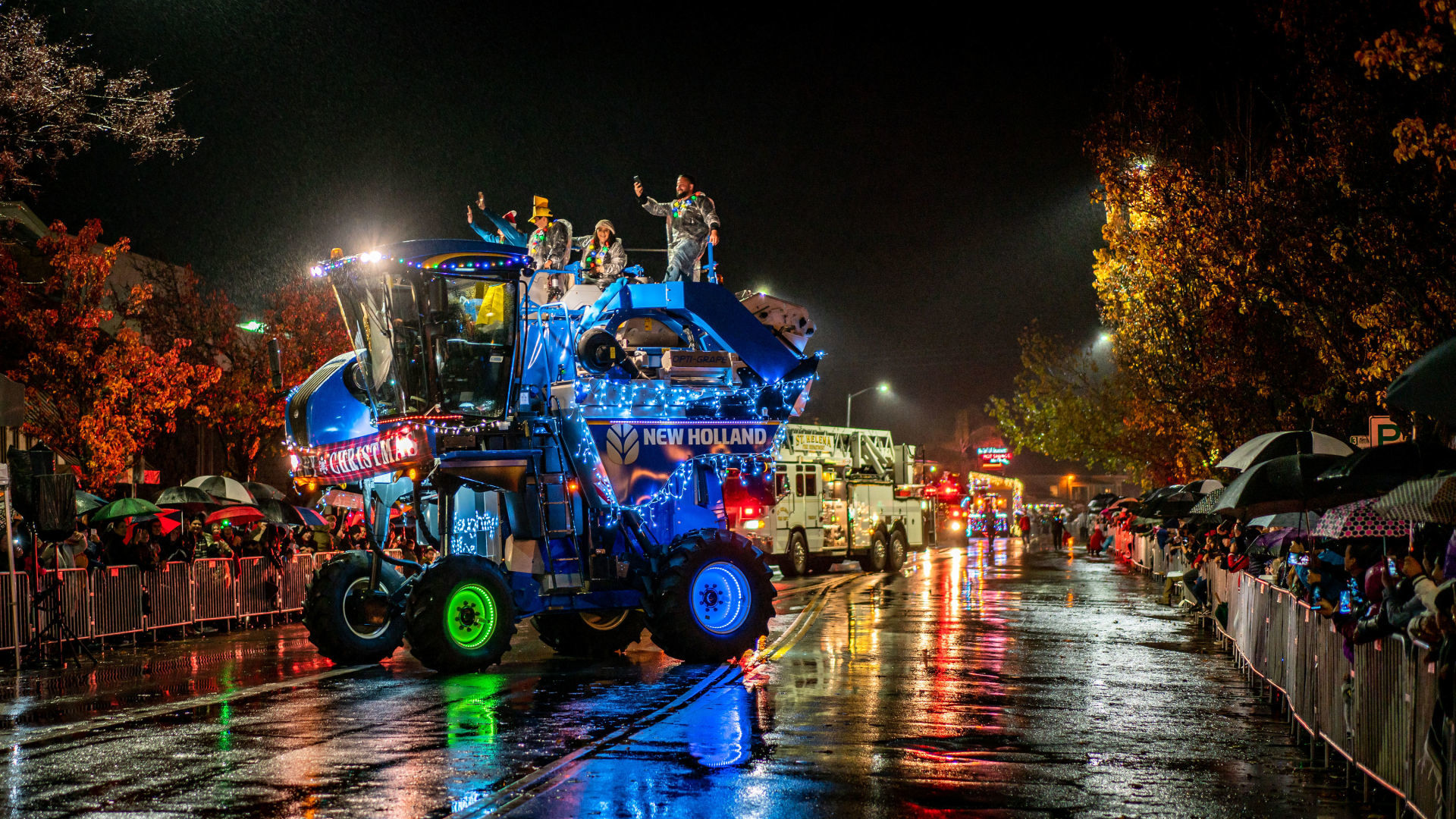 Calistoga Lighted Tractor Parade 2019